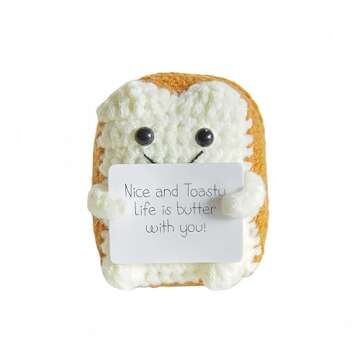 ZZRWish Emotional Support Plush - Handmade Positive Desk Ornament