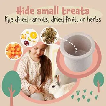 8 PC Stacking Cups for Rabbits - Safe NESSTING Toys