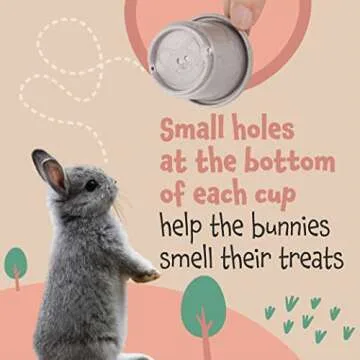 8 PC Stacking Cups for Rabbits - Safe NESSTING Toys