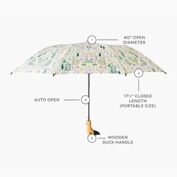 Rifle Paper Co. Camont Umbrella - Stylish & Compact Design