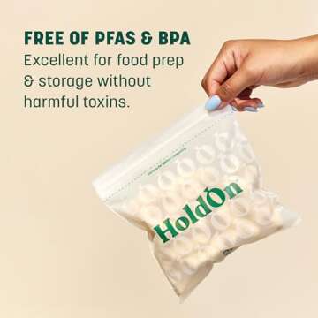 HoldOn Zip Seal Bundle - Compostable Food Storage Bags