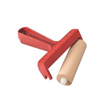 Speedball Pop-in Soft Rubber Brayer, 4-Inch Roller for Block Printing, Relief Printing, and Mixed Media Art