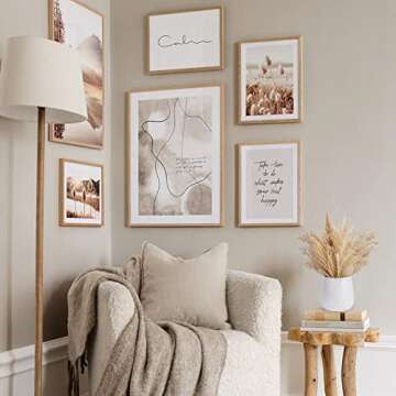 Faux Pampas Grass with Vase, Artificial Pampas Grass Flowers Bouquet Plant Fluffy Boho Home Decor Fake Pompass Pompous Grass Floral Arrangement for Wedding Party Table Room Decorations Taupe