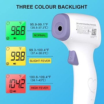 No-Touch Forehead Thermometer Fast Accurate Fever Alarm