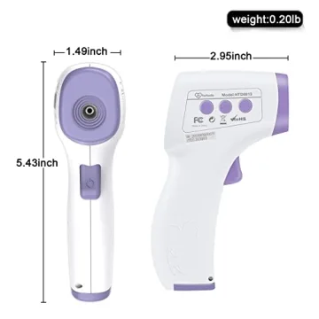 No-Touch Forehead Thermometer Fast Accurate Fever Alarm