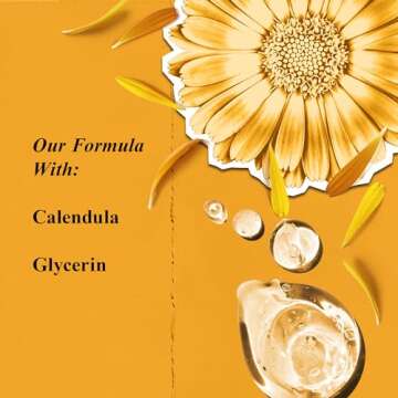 Kiehl's Calendula Deep Cleansing Face Wash, Balances Skin While Gently Removing Impurities, Soothing and Refreshing, Boosts Moisture Barrier for Soft-Feeling Skin, Paraben + Sulfate Free - 7.8 fl oz