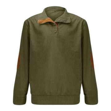 Crew Neck Sweatshirts for Men - Trendy Fall 2023 Casual Wear