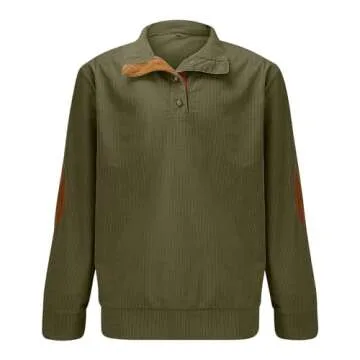 Crew Neck Sweatshirts for Men - Trendy Fall 2023 Casual Wear