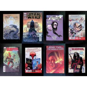 Generic P and P Comics: Huge 100 Comic Book Lot-Marvel, DC, Indy -All Vf to Nm+ No Duplicates Great Gift! Instant Collection