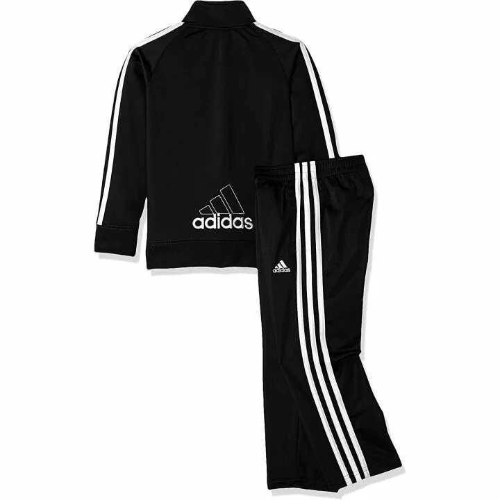 Adidas Boys' Tricot Jacket & Pant Set - Sporty Style