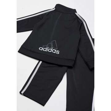 Adidas Boys' Tricot Jacket & Pant Set - Sporty Style