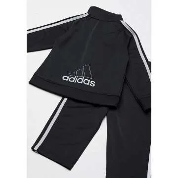 Adidas Boys' Tricot Jacket & Pant Set - Sporty Style