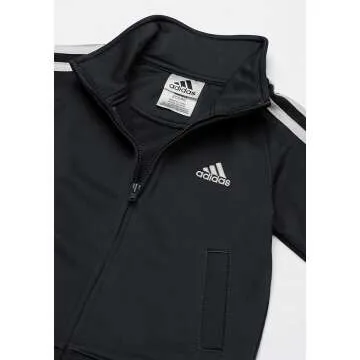 Adidas Boys' Tricot Jacket & Pant Set - Sporty Style