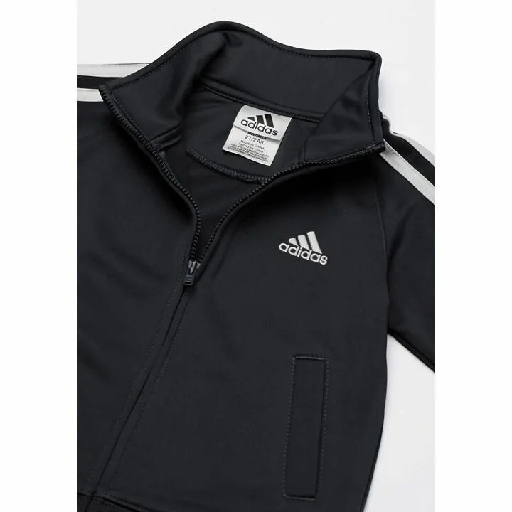 Adidas Boys' Tricot Jacket & Pant Set - Sporty Style