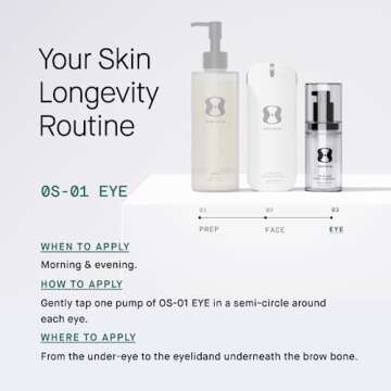 OneSkin EYE OS-01 Peptide Skin Longevity Eye Cream - Improves Skin Hydration and Firmness, For All Skin Types Including Sensitive Skin