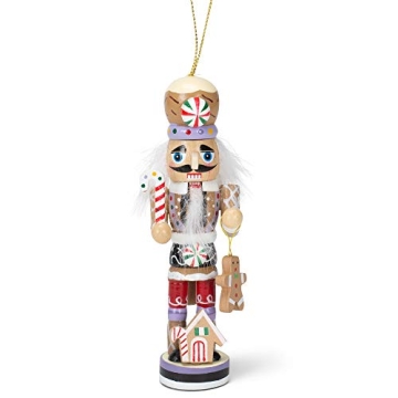Kurt S. Adler Gingerbread Man Nutcracker Ornament - Festive 5 Inch Decoration