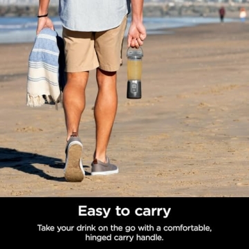 Ninja Blast 16 oz. Personal Portable Blender with Leak Proof Lid and Easy Sip Spout, Perfect for Smo...