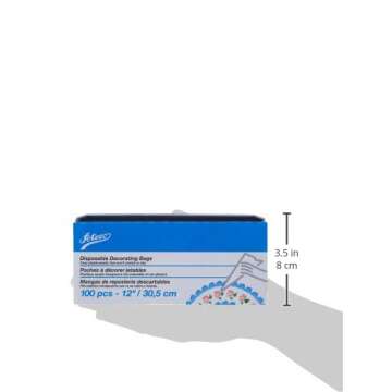 Ateco 100pcs 12inches Disposable decorating Bags