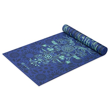 Gaiam Yoga Mat Premium Print Reversible Extra Thick Non Slip Exercise & Fitness Mat for All Types of...