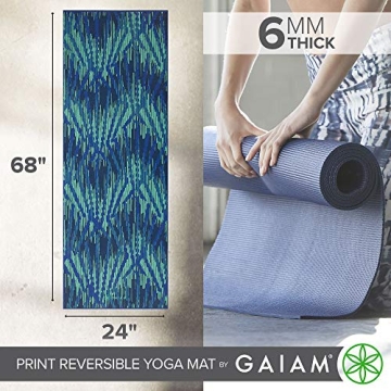 Gaiam Reversible Thick Yoga Mat for All Workouts