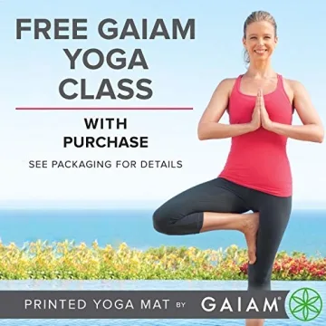 Gaiam Reversible Thick Yoga Mat for All Workouts