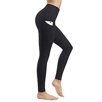 Fengbay 2 Pack High Waist Yoga Pants - Pocket Yoga Leggings for Workout