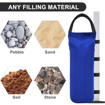Durable Eurmax Canopy Weights Sand Bags - 4-Pack