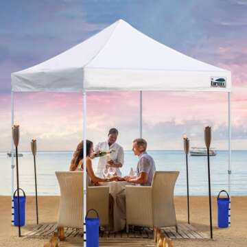 Durable Eurmax Canopy Weights Sand Bags - 4-Pack