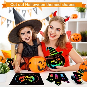 Pigipigi Magic Rainbow Scratch Art Kit for Kids