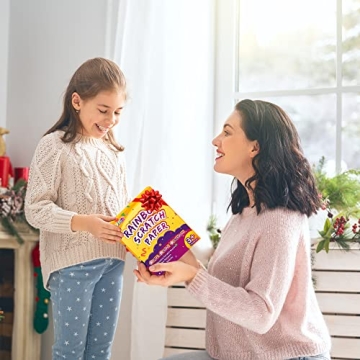 Pigipigi Magic Rainbow Scratch Art Kit for Kids