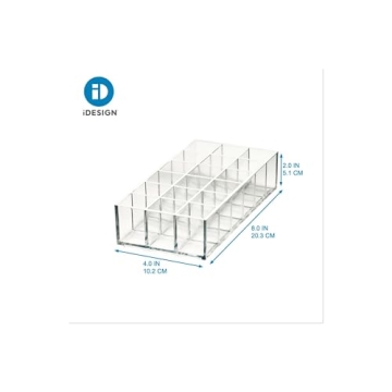 iDesign 18-Compartment Lipstick Organizer for Beauty Lovers