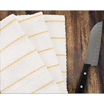 Exquisitely Absorbent Kitchen Towels - 12 Pack Cotton