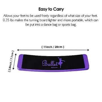 REEHUT Turning Board for Dancers - Improve Pirouettes & Balance