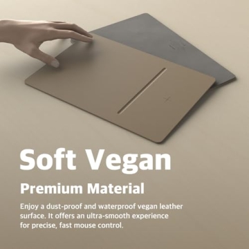 POUT H3 PRO Qi Wireless Charging Mouse Pad for MacBook & iPhone