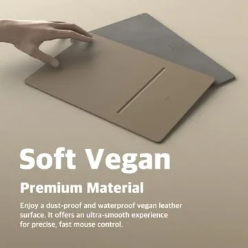 POUT H3 PRO Qi Wireless Charging Mouse Pad for MacBook & iPhone