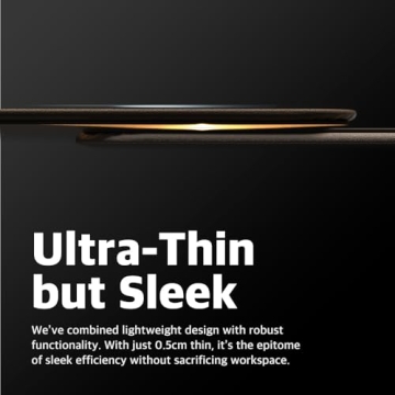 POUT H3 PRO Qi Wireless Charging Mouse Pad for MacBook & iPhone