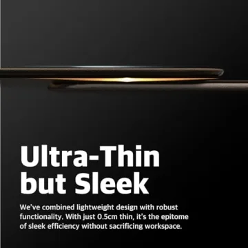 POUT H3 PRO Qi Wireless Charging Mouse Pad for MacBook & iPhone