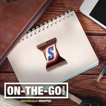 Minis Chocolate Caramel Candy Bars - Individually Wrapped Candy - with Roasted Peanuts, Nougat, Caramel, and Milk Chocolate – Bulk Candy (2 Pound)