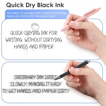 Quick-Drying Gel Pens Smooth Writing Vibrant Colors
