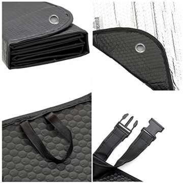 CBKSUHBADE Car Windshield Sunshade for Ultimate UV Protection