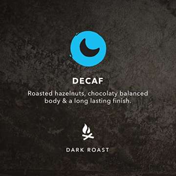 Kicking Horse Coffee, Decaf, Swiss Water Process, Dark Roast, Whole Bean, 10 Oz - Certified Organic,...