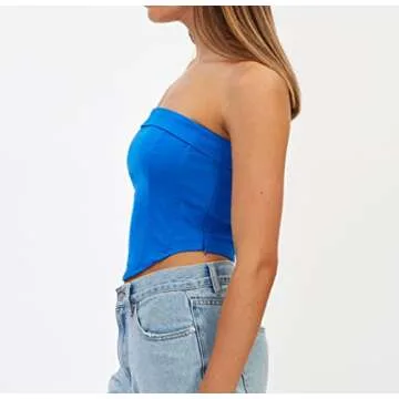 Chic MISSACTIVER Strapless Tube Top for Stylish Women