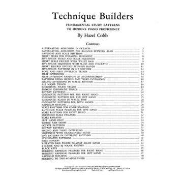 Technique Builders: Fundamental Study Patterns to Improve Piano Proficiency