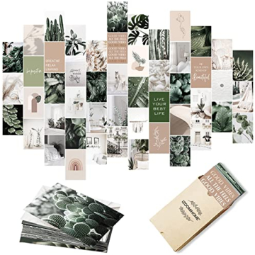 Botanical Wall Collage Kit for Teen Room Decor - Aesthetic