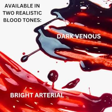 Mehron Makeup Squirt Blood | Realistic Fake Blood For Halloween | Made in the USA | Washable | Special FX, Stage & Screen, Halloween, & Cosplay (2 oz) (Bright Arterial)