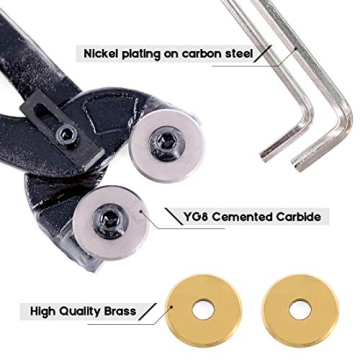 Swpeet Glass Mosaic Cutter Kit with Replacement Blades