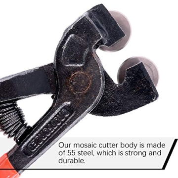 Swpeet Glass Mosaic Cutter Kit with Replacement Blades