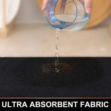 Homaxy Cotton Dish Cloths 8 Pack - Super Soft & Absorbent