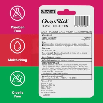 ChapStick Lip Care Set Classic Collection 3-Pack