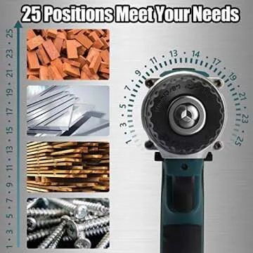 Versatile OMMO Cordless Drill - 21V Power Tool